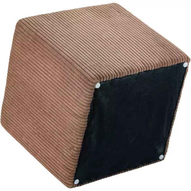 Repose-pieds/Tabouret en Tissu Microfibre