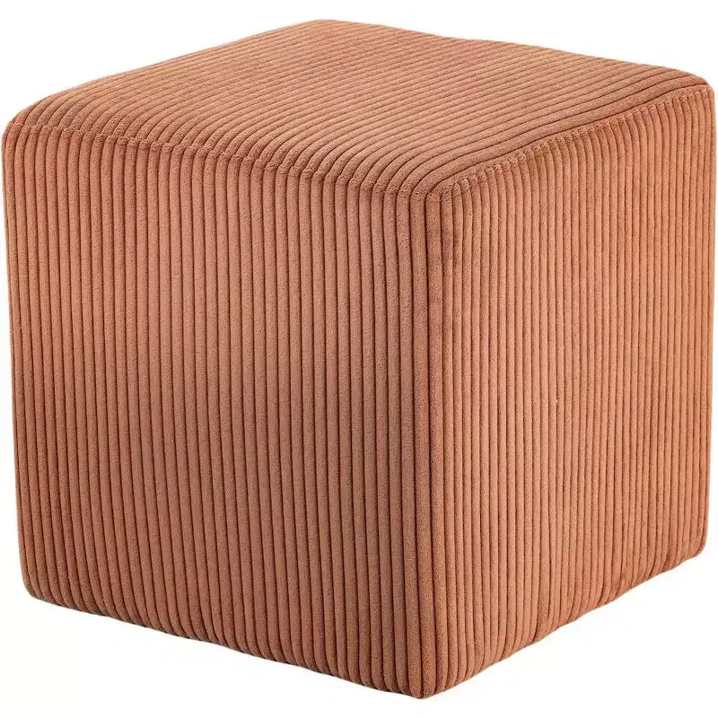 Repose-pieds/Tabouret en Tissu Microfibre