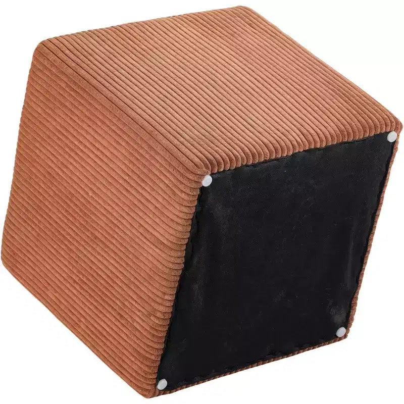 Repose-pieds/Tabouret en Tissu Microfibre