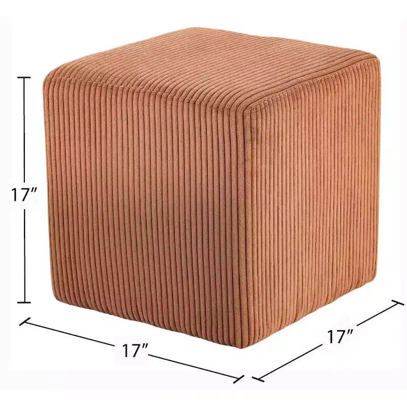 Repose-pieds/Tabouret en Tissu Microfibre