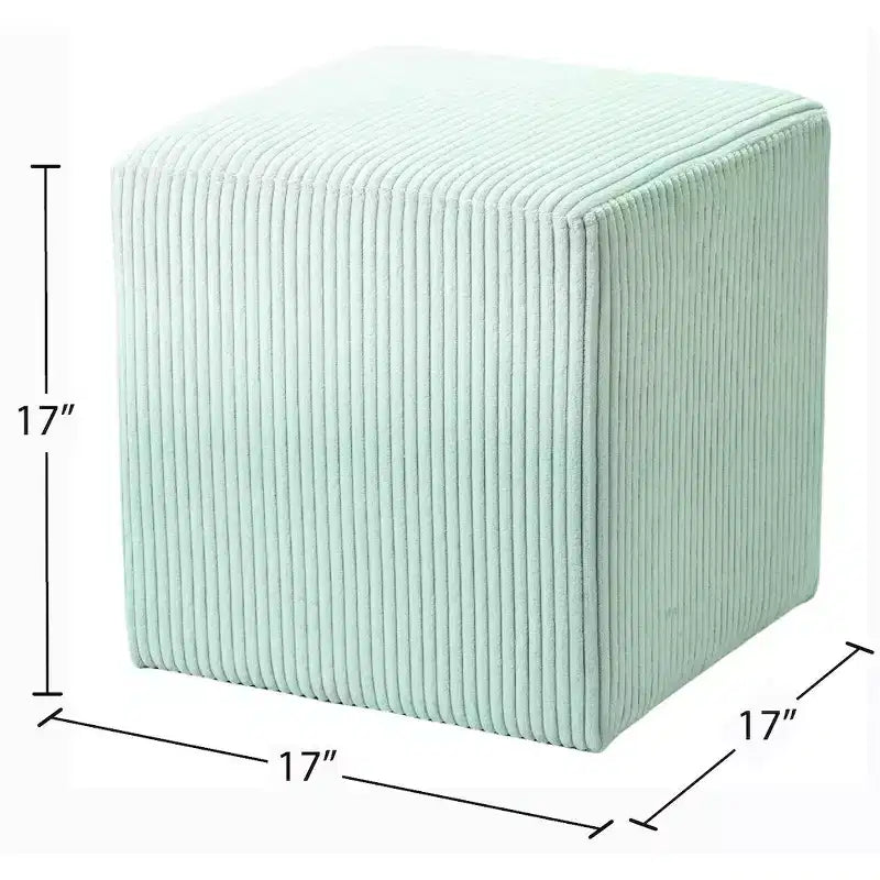 Repose-pieds/Tabouret en Tissu Microfibre
