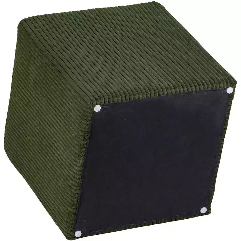 Repose-pieds/Tabouret en Tissu Microfibre