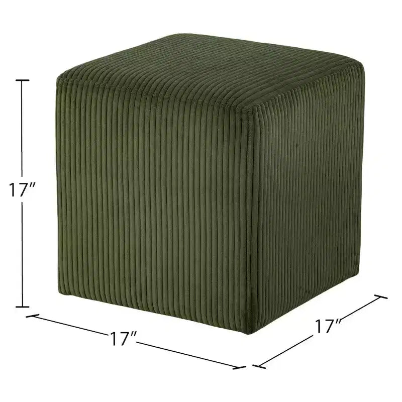 Repose-pieds/Tabouret en Tissu Microfibre