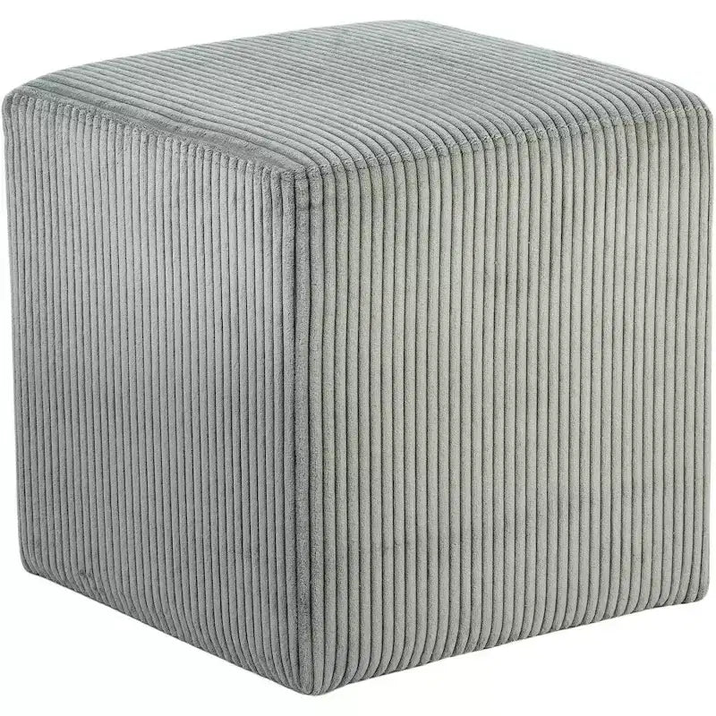 Repose-pieds/Tabouret en Tissu Microfibre