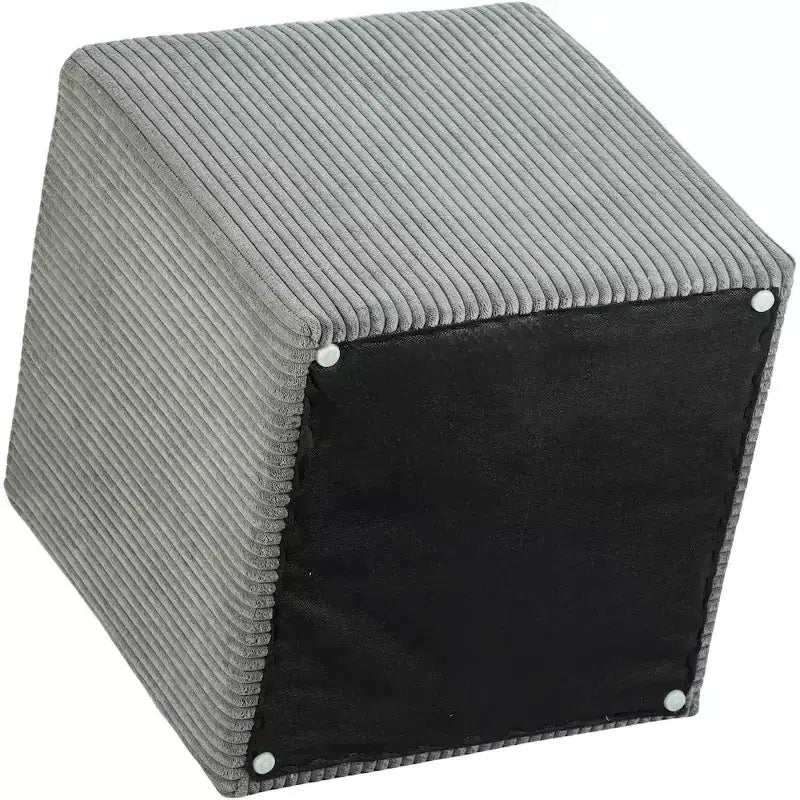 Repose-pieds/Tabouret en Tissu Microfibre