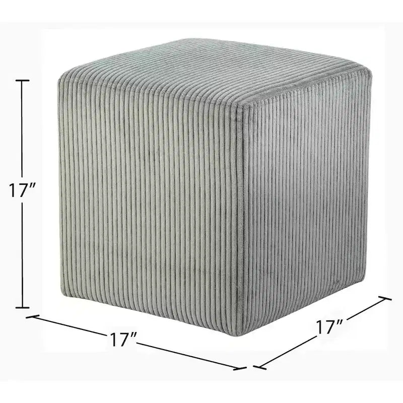 Repose-pieds/Tabouret en Tissu Microfibre