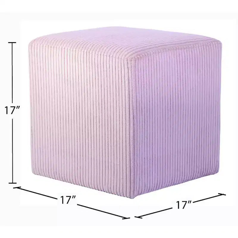 Repose-pieds/Tabouret en Tissu Microfibre