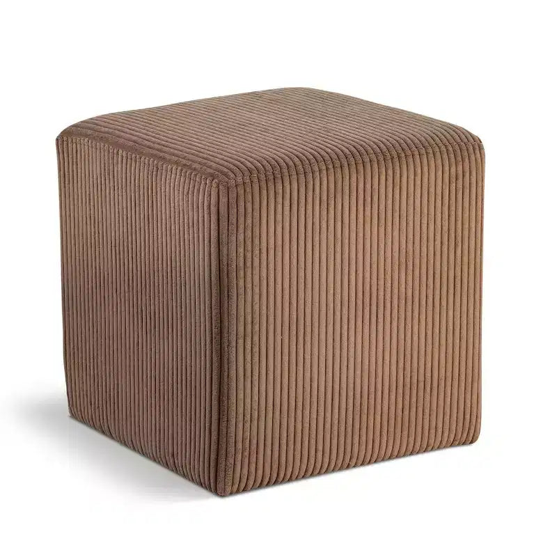 Repose-pieds/Tabouret en Tissu Microfibre