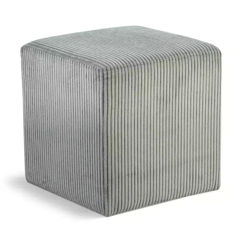 Repose-pieds/Tabouret en Tissu Microfibre