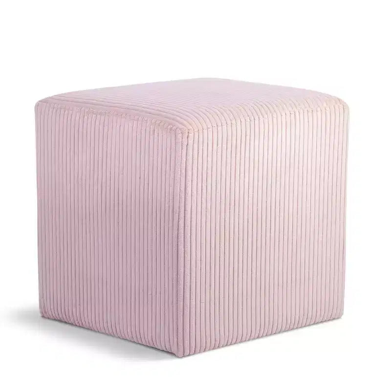 Repose-pieds/Tabouret en Tissu Microfibre