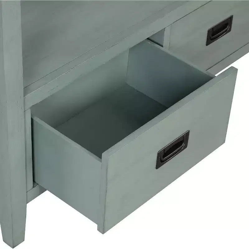 Console de 36 po, entrée de ferme, buffet en bois massif