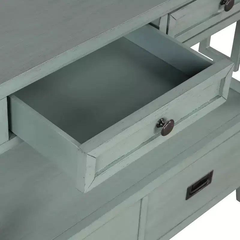 Console de 36 po, entrée de ferme, buffet en bois massif