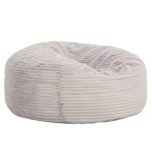 Pouf géant en fausse fourrure de 1,5 m