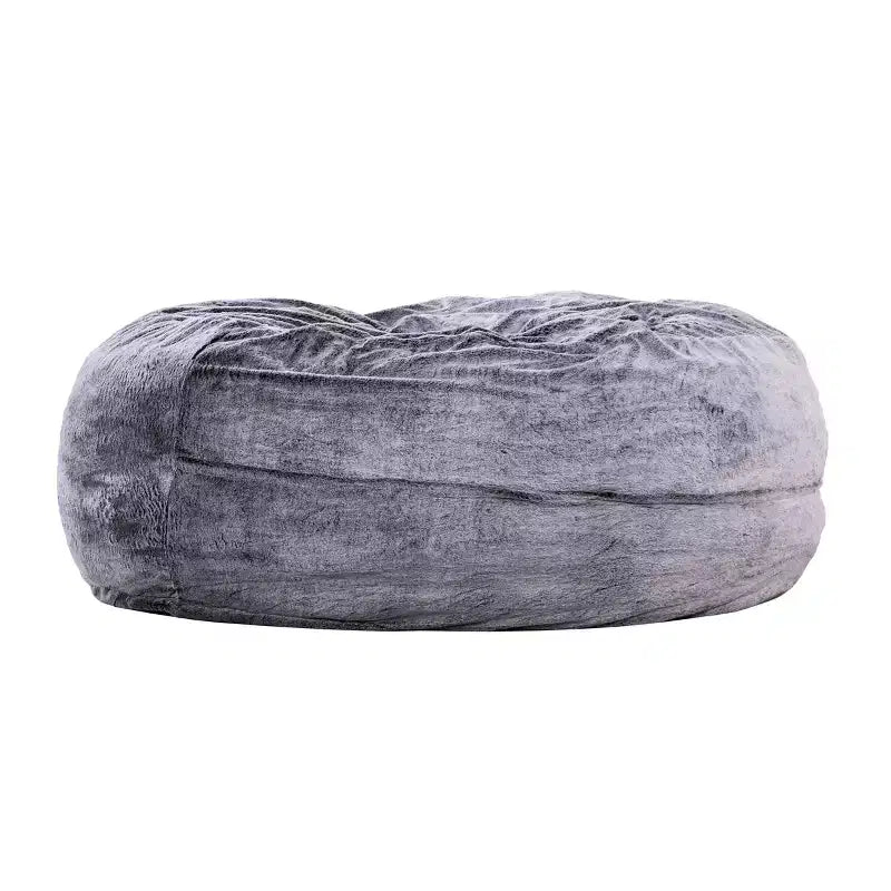 Pouf géant en fausse fourrure de 1,5 m