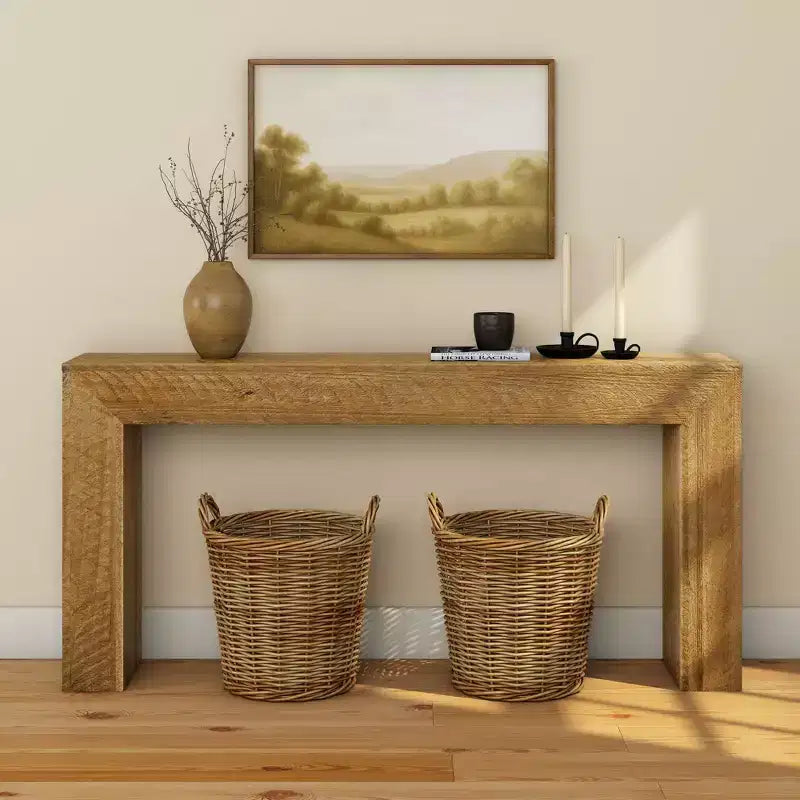 Table d'extrémité grand format rustique (66 po / 1676 mm)