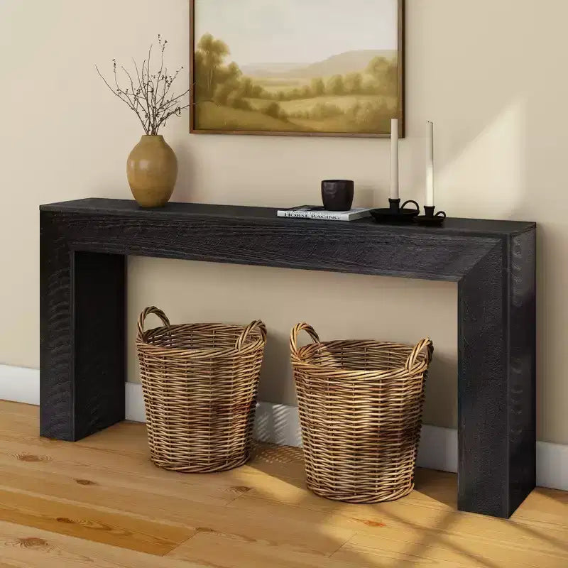 Table d'extrémité grand format rustique (66 po / 1676 mm)