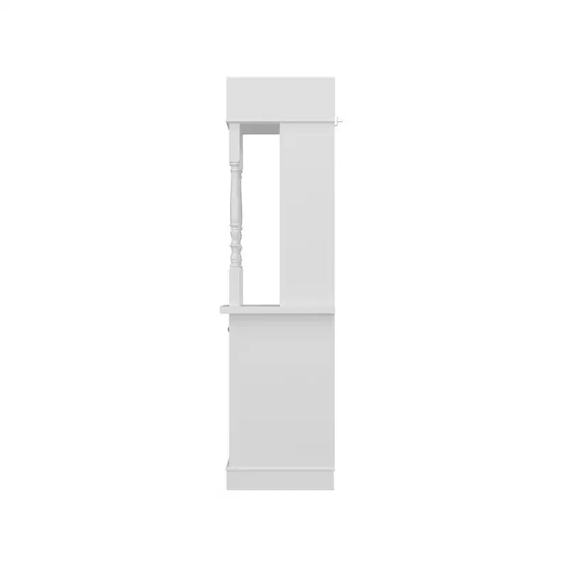 Grande vitrine et meuble de rangement blancs Étagères décoratives + tiroir, Polyvalents pour tous les espaces de la maison