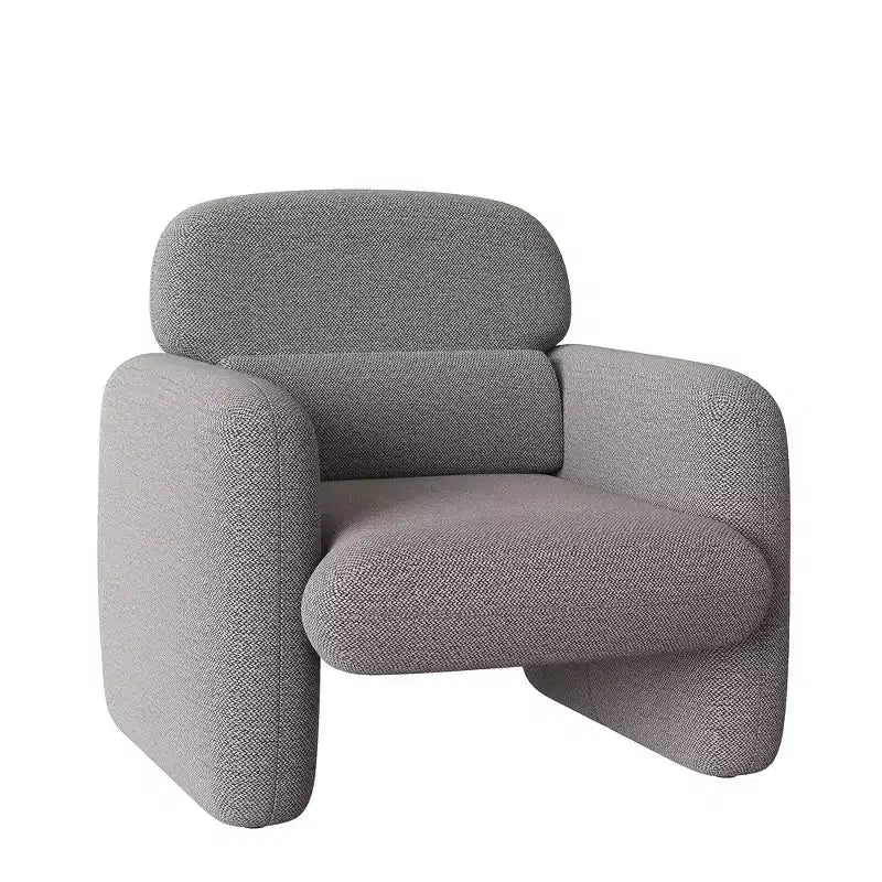 Fauteuil d'appoint moderne, Fauteuil de salon à ossature bois, Fauteuil de lecture confortable pour Salon, Chambre à coucher, Appartement, Coin
