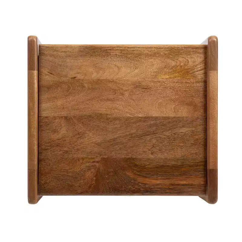 Table d'appoint en bois, 16x14x22, Noyer brun