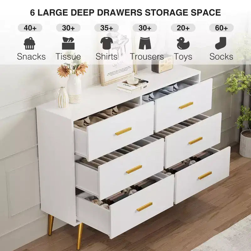 Casier, Grande Commode de Rangement pour Chambre à Coucher, Placard, Salon, Couloir et Entrée
