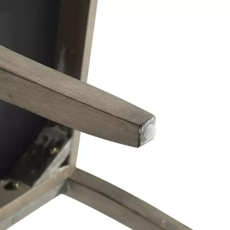 Chaises de salle à manger Gris délavé rustique : Rembourrées, Pieds en hévéa, Rembourrage en mousse