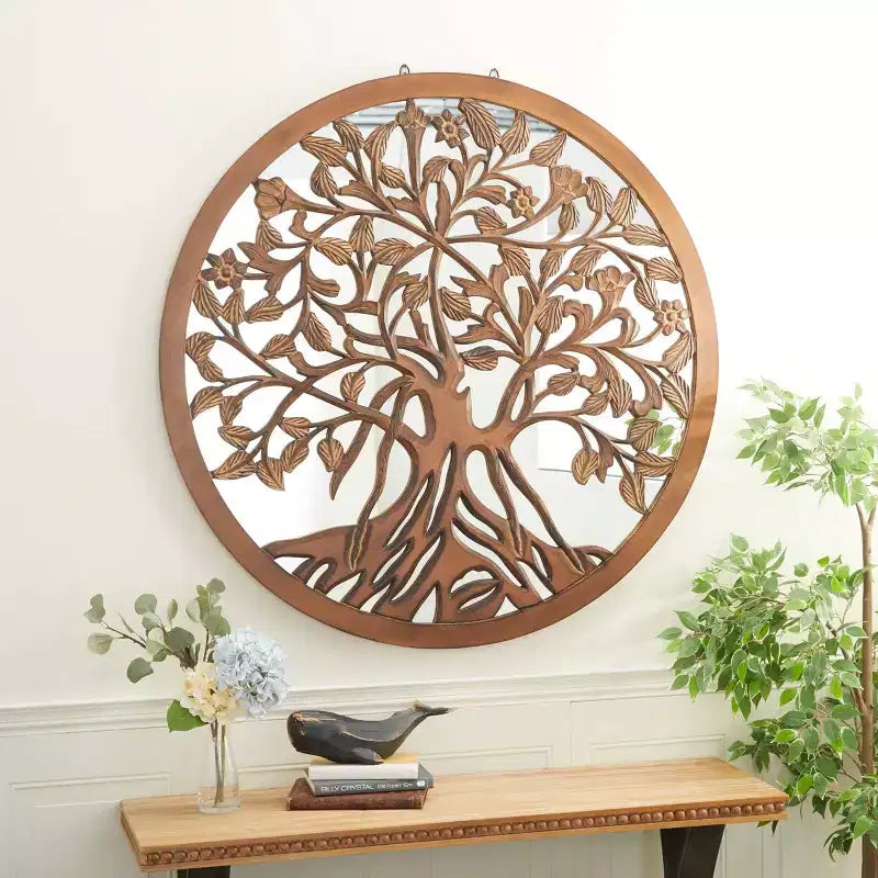 Table d'appoint industrielle Console en bois