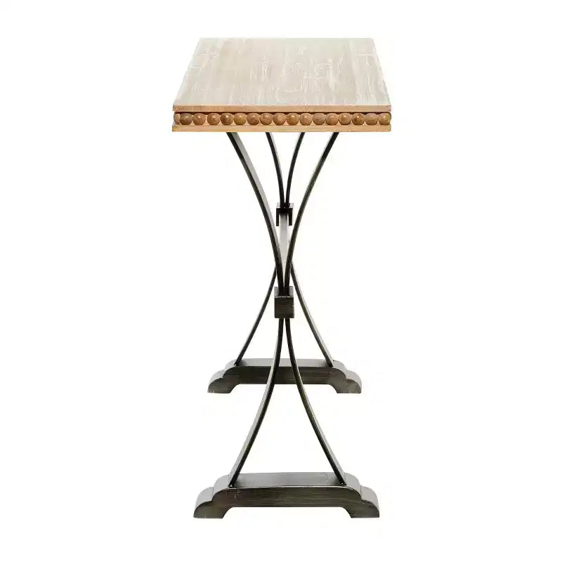Table d'appoint industrielle Console en bois