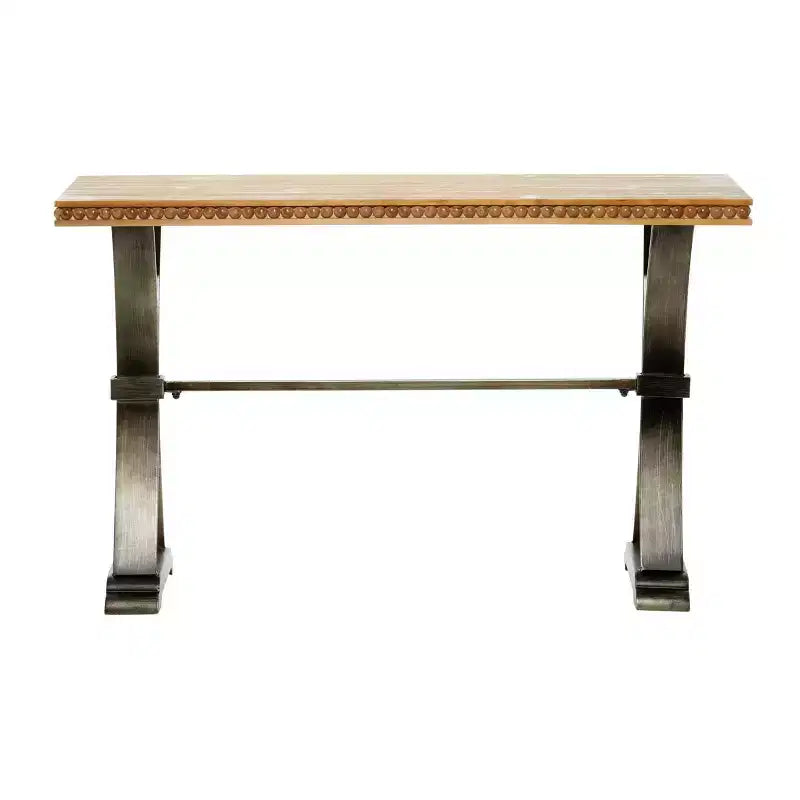 Table d'appoint industrielle Console en bois