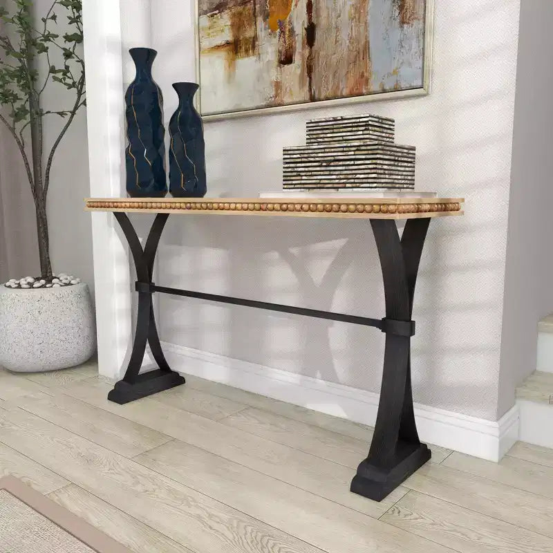 Table d'appoint industrielle Console en bois