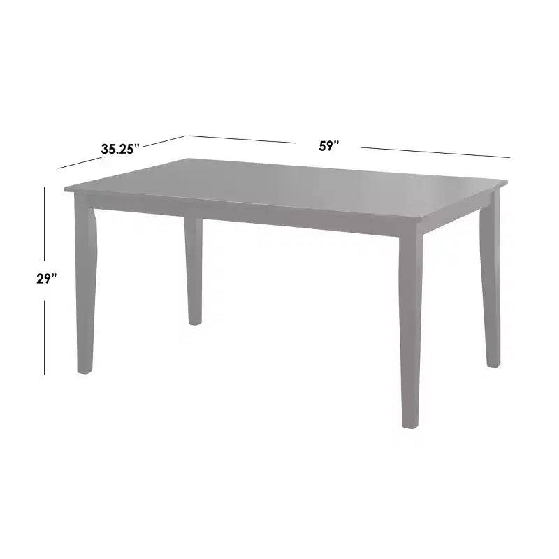 Table de salle à manger rectangulaire en bois