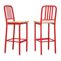 Set of 2 Frazier Metal Barstools - Linon